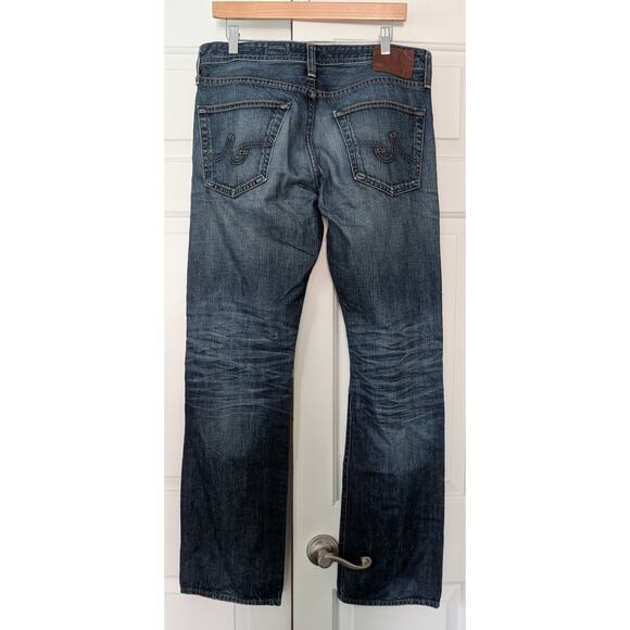 Adriano Goldsmeid Men's The Protege Straight Leg Jeans - Picture 6 of 8